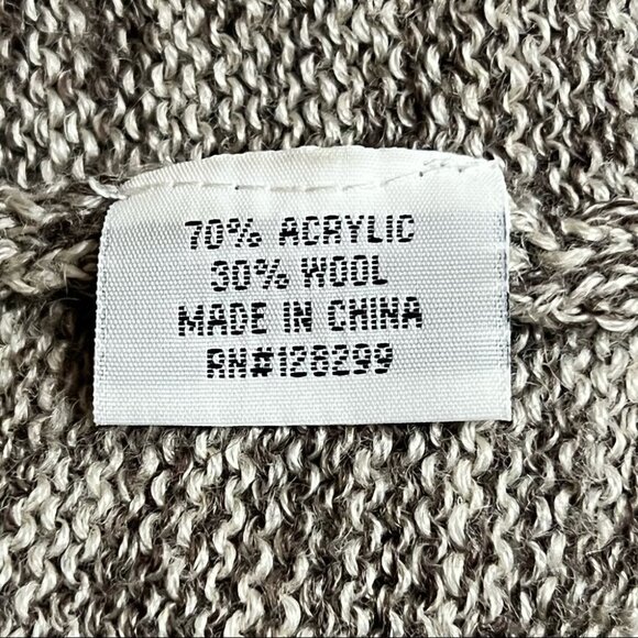 ETERNAL SUNSHINE CREATIONS Boho Print Wool Blend Open Cardigan P - Picture 11 of 11